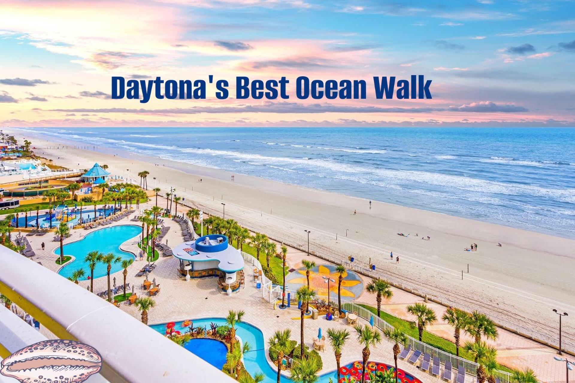 דייטונה ביץ' Penthouse Floor 1 Bedroom Resort Condo Direct Oceanfront Wyndham Ocean Walk - Daytona Funland 1908 מראה חיצוני תמונה