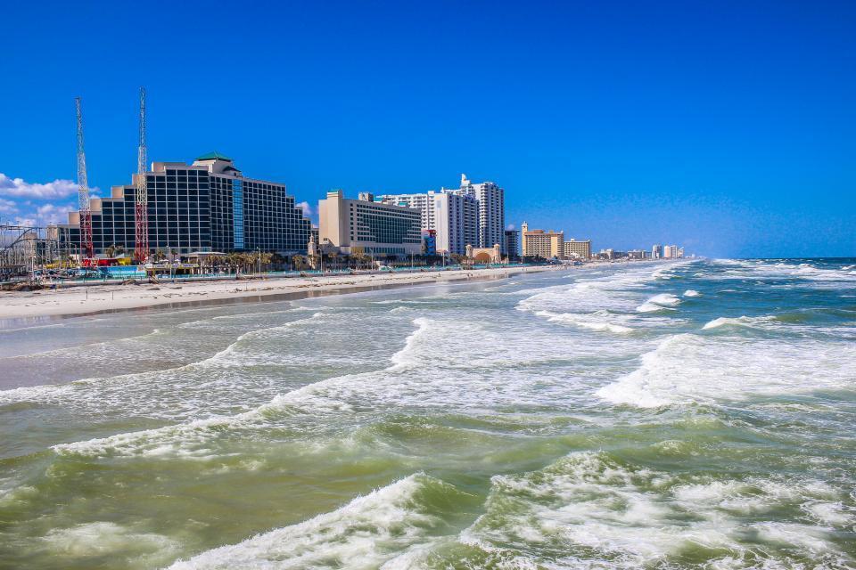 דייטונה ביץ' Penthouse Floor 1 Bedroom Resort Condo Direct Oceanfront Wyndham Ocean Walk - Daytona Funland 1908 מראה חיצוני תמונה